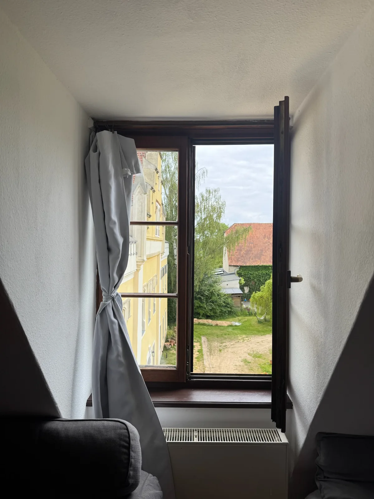 Pink room window