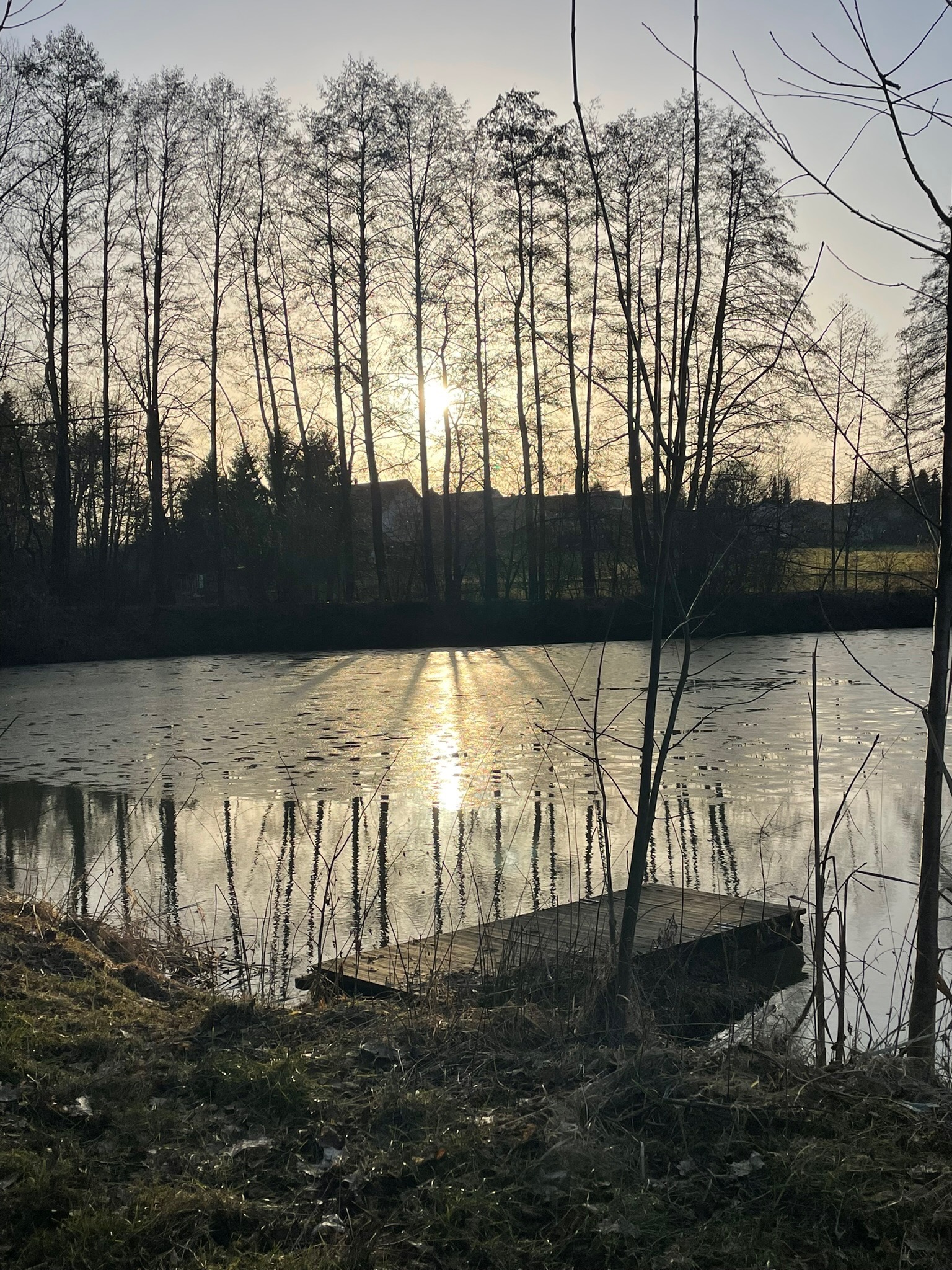Lake and dock